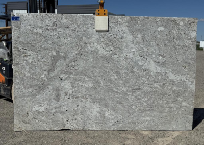 Artic White granite slab for custom countertop