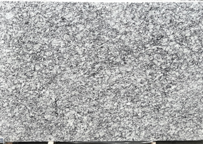 Ashen White granite slab for custom countertop