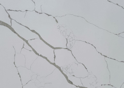 Calacatta Plazo Quartz slab for custom countertop