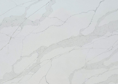 Calacatta Ripple Quartz slab for custom countertop