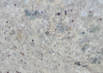 Colonial White granite slab for custom countertop