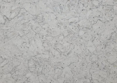 Omega White Quartz slab for custom countertop